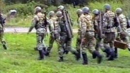 Russia/Ingushetia -- There are fights in the Sunzha mountains, Sunzha region, 2012