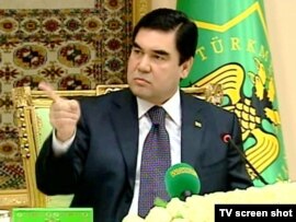 Turkmen President Gurbanguly Berdymukhammedov
