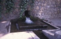 A qanat on the grounds of the Iranian National Library in Tehran (Courtesy Photo)