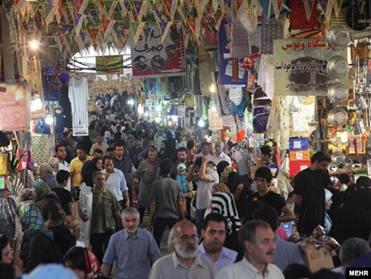 نمایی از بازار تهران
