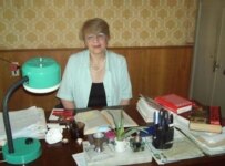 Mzia Nauchashvili has long overseen Gori's Stalin collection (RFE/RL)