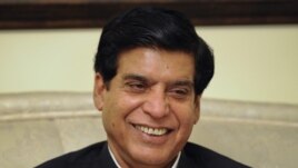 Pakistani Prime Minister Raja Pervez Ashraf