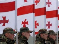 Georgia is said to have made great progress in bringing troops into line with NATO standards (AFP)