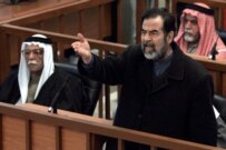 Hussein in court on 13 February (epa)