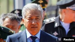 Имангали Тасмагамбетов в бытность министром обороны Казахстана.