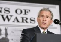 Bush's audience was a gathering of Veterans of Foreign Wars (epa)