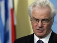 Russian UN Ambassador Churkin called the initial claims a 'flagrant distortion' (file photo) (AFP)