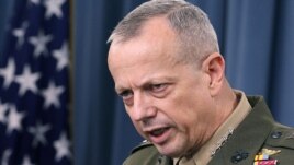 The commander of NATO-led troops in Afghanistan, General John Allen
