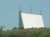 The radar is part of Russia's early-warning system (RFE/RL)