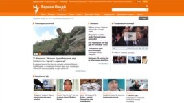 Screenshot of RFE/RL Tajik Service website, ozodi.org (22Jan2013)