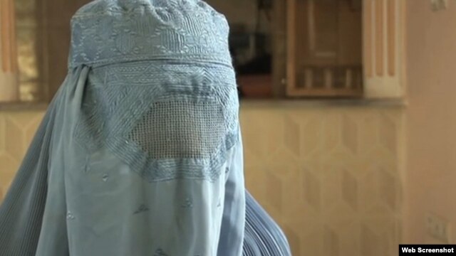 A screengrab of one of the women who appears in David Belluz's Dark Flowers -- The Story of Self-Immolation in Afghanistan.