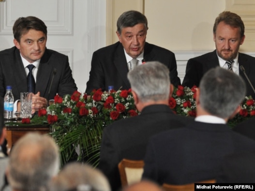 Članovi bh. Predsjedništva, Željko Komšić, Bakir Izetbegović i Nebojša Radmanović