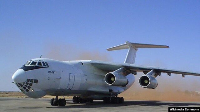 Russia -- An Ilyushin 76 (IL-76) plane.