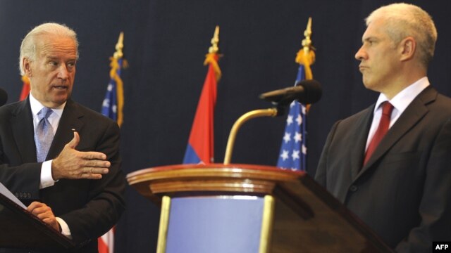Joseph Biden i Boris Tadić, Beograd, maj 2009.