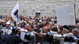 Sa jednog od protesta ratnih veterana u Federaciji BiH proteklih godina.