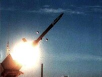 A missile-defense interceptor test in New Mexico in 2000 (epa)