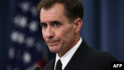 Rear Admiral John Kirby says Washington believes the loss of the Islamic State leaders seriously "degrades" the ability of Islamic State.