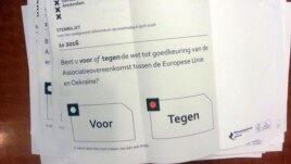 Listić sa holandskog referenduma