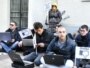 Performans nevladine organizacije MANS 31. januara u Podgorici