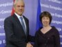 Predsednik Srbije Boris Tadić i visoka predstavnica EU Ketrin Ešton prije sastanka u Briselu 7. juna 2010. godine