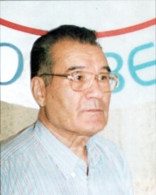 Turkmenistan -- Esenov, Rahim, Turkmen writer and Journalist, portrait from book 