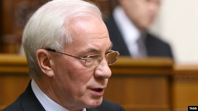 Azarov (pictured) headed President Yanukovych's election campaign.
