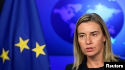 EU foreign policy chief Federica Mogherini