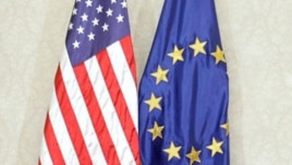 Zastave SAD i EU