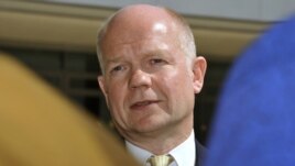 British Foreign Secretary William Hague