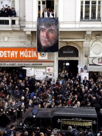 Mourners in Istanbul today (epa)