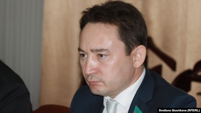 Мейрам Бегентаев, депутат нижней палаты парламента Казахстана. Астана, 12 мая 2015 года.