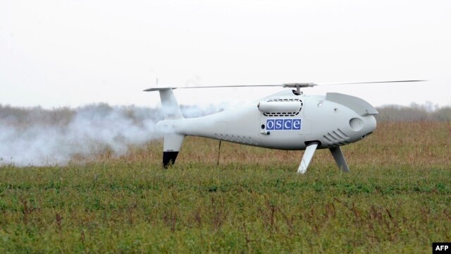 Один із безпілотників місії ОБСЄ під Маріуполем