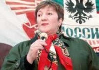 Galina Starovoitova was gunned down in the entrance to her St. Petersburg apartment building in November 1998 (AFP file photo)