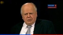 Stanislau Shushkevich (screen grab from Russian TV)