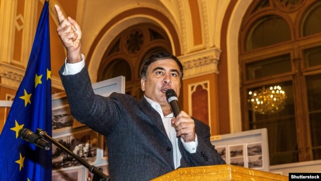 Саакашвили в Одессе. Октябрь 2015 года
