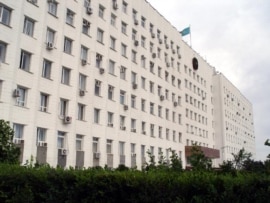 The Atyrau Oblast governor's office was immediately evacuated after an explosive device detonated nearby. 
