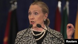 U.S. Secretary of State Hillary Clinton (file photo)