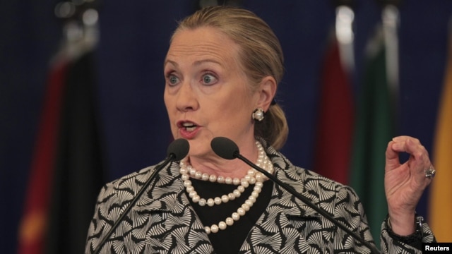 U.S. Secretary of State Hillary Clinton (file photo)