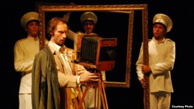 A production of "Ecstasy with the Pomegranate" at the Ilkhom Theater, the only independent theater in authoritarian Uzbekistan