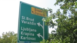 Putokaz na istočnom izlazu iz Zagreba