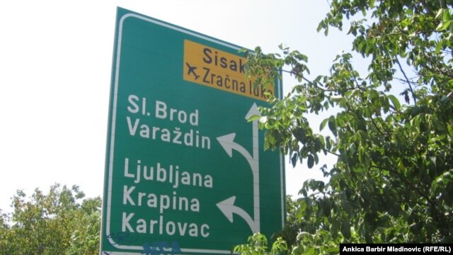 Putokaz na istočnom izlazu iz Zagreba