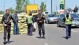 Один из блок-постов на въезде в Киев
