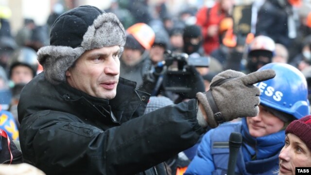 Виталий Кличко на Майдане