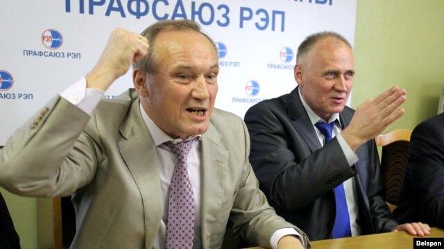 Уладзімер Някляеў і Мікалай Статкевіч