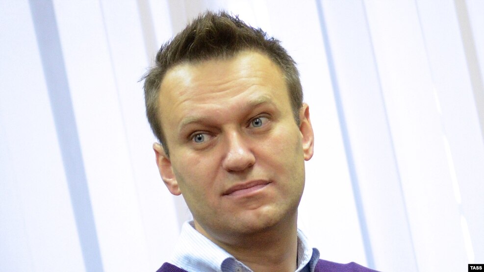 Russian opposition activist Aleksei Navalny attends a court hearing in Kirov on December 5.