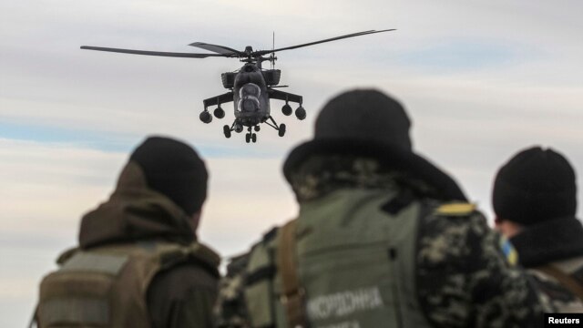 Российские ударные вертолеты Ми-35 были задействованы во время событий в Крыму