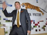 Duma Deputy Dmitry Rogozin at a Great Russia conference in Moscow in May (ITAR-TASS)