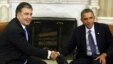ABŞ prezidenti Barack Obama və Gürcüstan prezidenti Mikheil Saakashvili