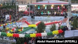 جانب من إحتفالات مهرجان اذار ونوروز في أربيل