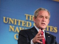 Bush speaking at the Naval War College (official site)